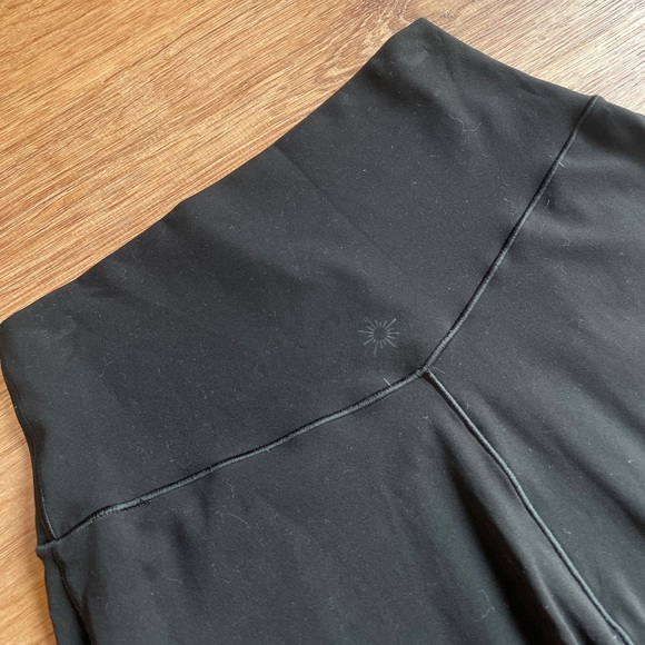 Aerie Offline Real Me Xtra Trouser Pants Small Wide Leg Flare Black High Rise # - Picture 5 of 8